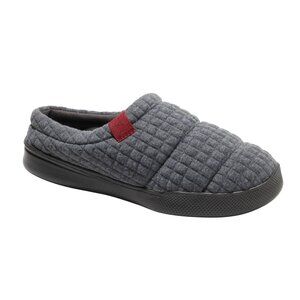 NEW Dluxe By Dearfoams Mens Julien Clog Slippers 86802585 Gray L (11-12)